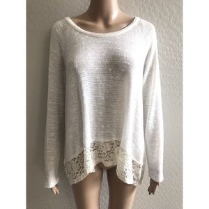 Mossimo Supply Co | High Low Lace Top